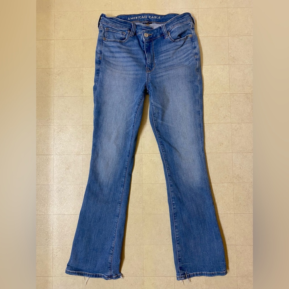 American Eagle High-Rise Skinny Kick Jeans